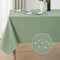 Rectangle Tablecloth Linen Textured Waterproof & Stain Resistant Table Cloth (52 x 70 Inch)